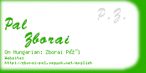 pal zborai business card